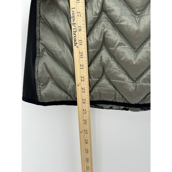 Calvin Klein Performance Puffer Vest Women L Green Premium Down Filling Pockets - Picture 7 of 8